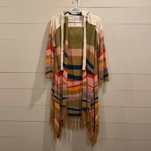 Free people long sweater. Small